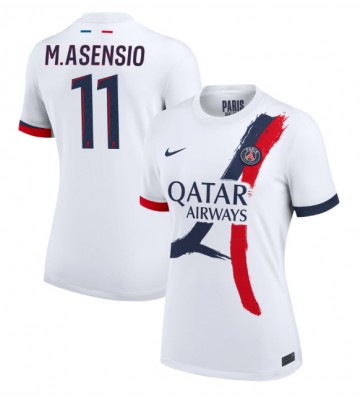 Paris Saint-Germain Marco Asensio #11 Segunda Equipación Mujer 2024-25 Manga Corta